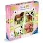 Ravensburger - Puzzle Up animale de la ferma 4 puzzle contur 4 6 8 10 piese Ravensburger - 2